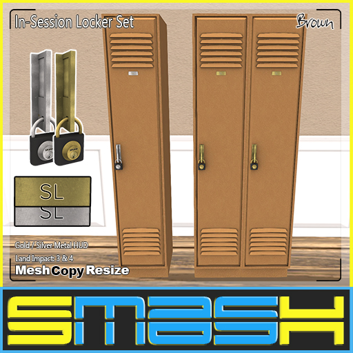 SMASH - In-Session Locker SET:Brown (BOXED)