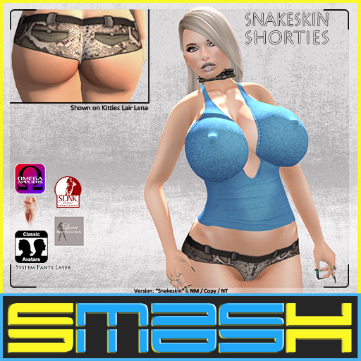 SMASH - Snakeskin Shorties (BOXED)
