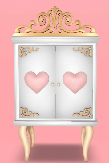 Valentine's cabinet RARE