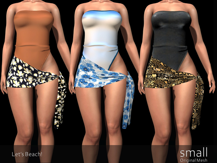 small Let's Beach Bodysuit DEMO