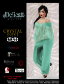 #GIFT#Delicatt Couture -Crystal outfit -  Sash Belt  Romper long - 4
