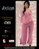 #PROMO#Delicatt Couture -Crystal Outfit-  Sash Belt  Romper long -8