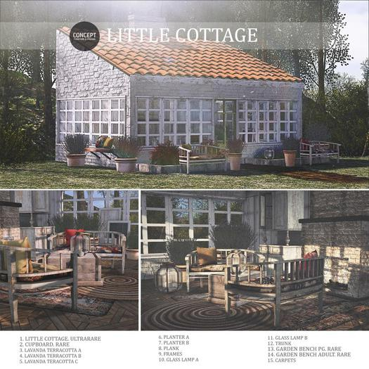 Concept} *10. Little Cottage. Glass Lamp A