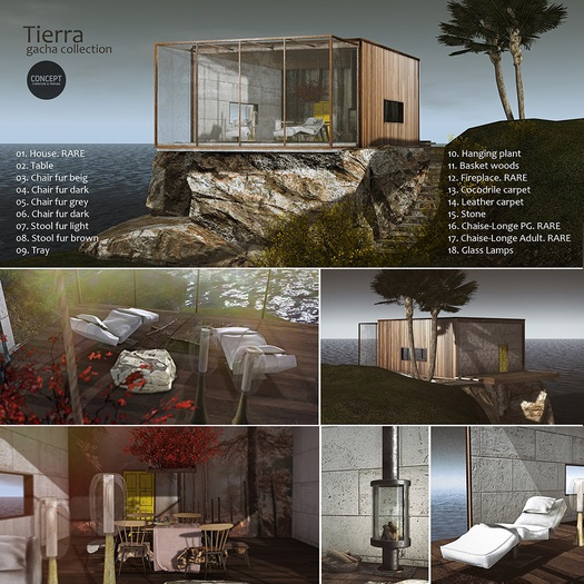 Concept} *04. Tierra. Chair Fur Dark