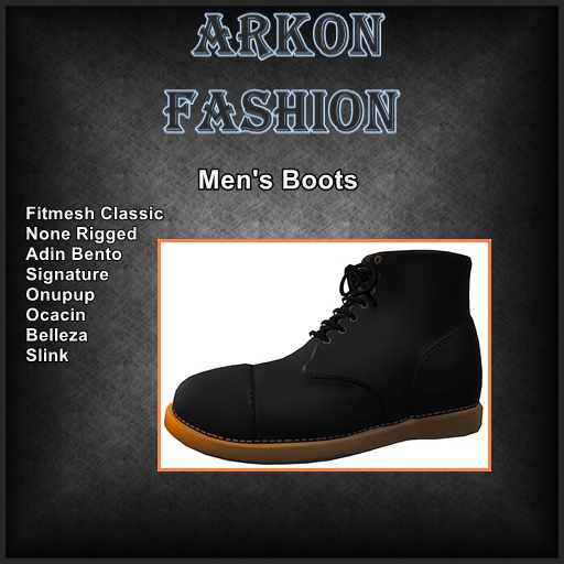 Arkon Boots black orange