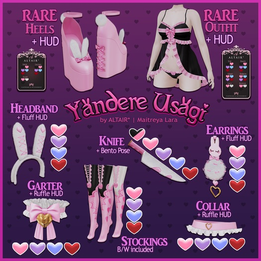 ALTAIR* yandere usagi outfit RARE