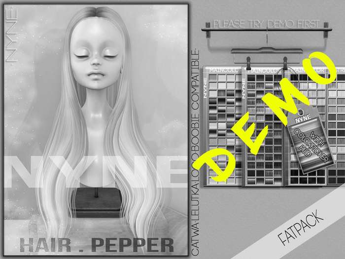 [NYNE] 'Pepper' Hair  - DEMO