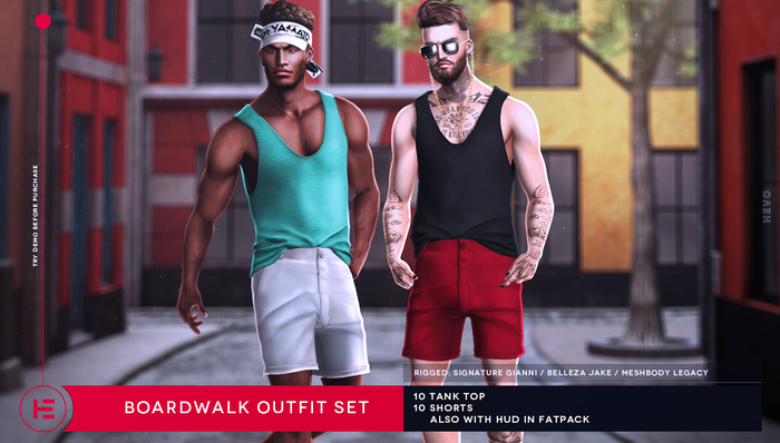 HEVO - Boardwalk Outfit Set - Blue B.