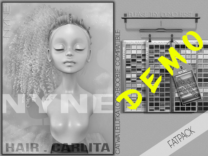 [NYNE] 'Carlitta' Hair  - DEMO