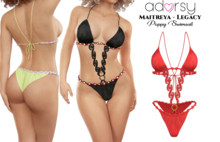 adorsy - Poppy Swimsuit Red - Maitreya/Legacy/Lara Petite