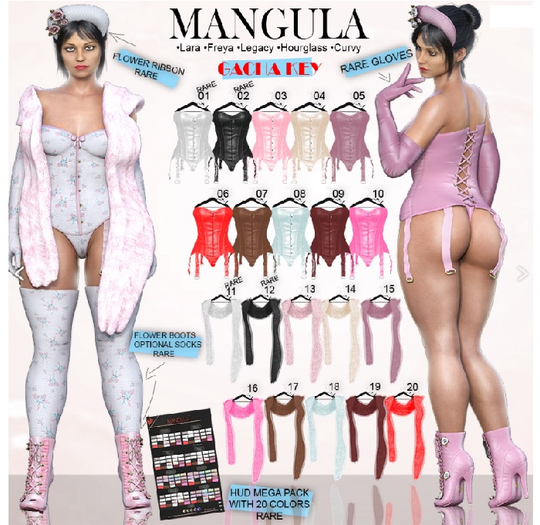 Mangula Abby Headband [FATPACK] RARE