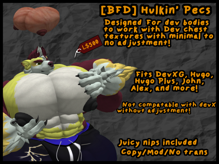 [BFD] Hulkin' Pecs 