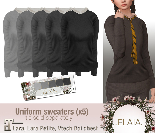 .Elaia. Uniform sweater DEMO