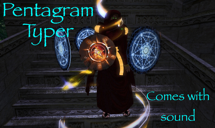 Pentagram Typer - TYPER - MAGIC - SPELL - SPELLS -Wizard