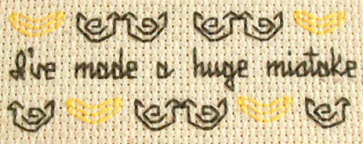 Huge Mistake Needlework Texture