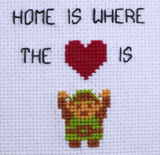 Home Is Zelda Needlework Texture