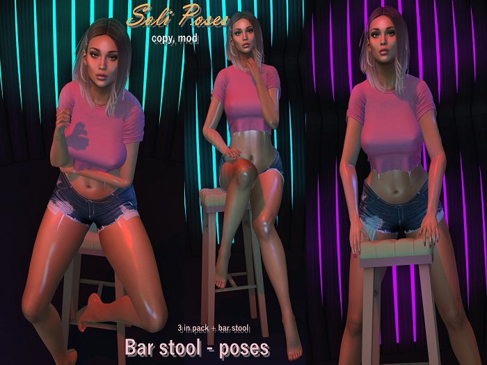 Soli Poses - Bar stool - poses