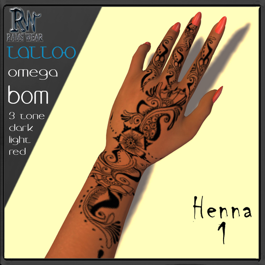 RAMS WEAR-Tattoo-Henna 1 [add&click]