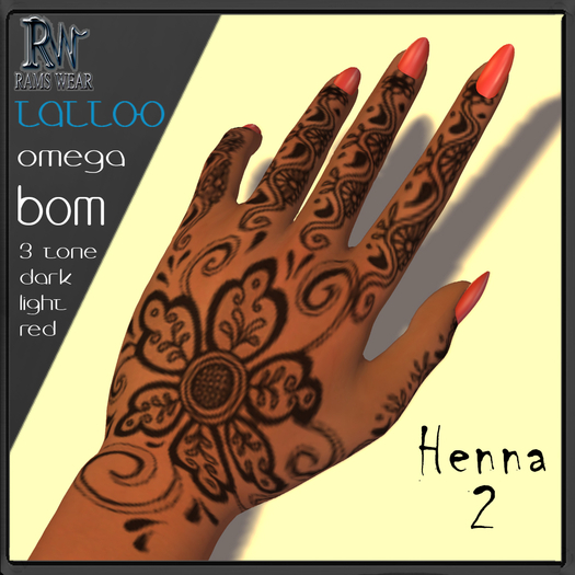 RAMS WEAR-Tattoo-Henna 2 [add&click]