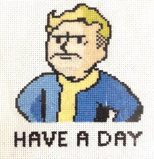 Have A Day Needlework Texture