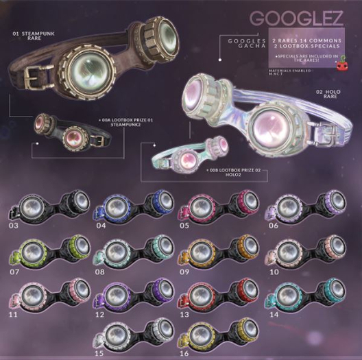 16[Cubic Cherry] {GoogleZ} YELLOW (BOX)