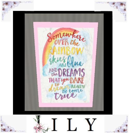 Somewhere Over the Rainbow Art