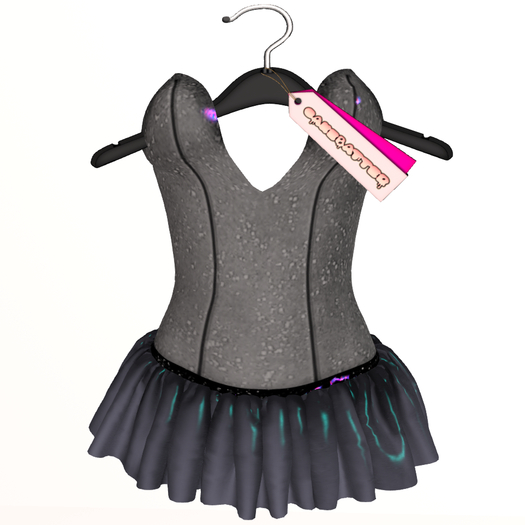 cakebatter / bbg ruffle mini dress / grey -ADD ME-