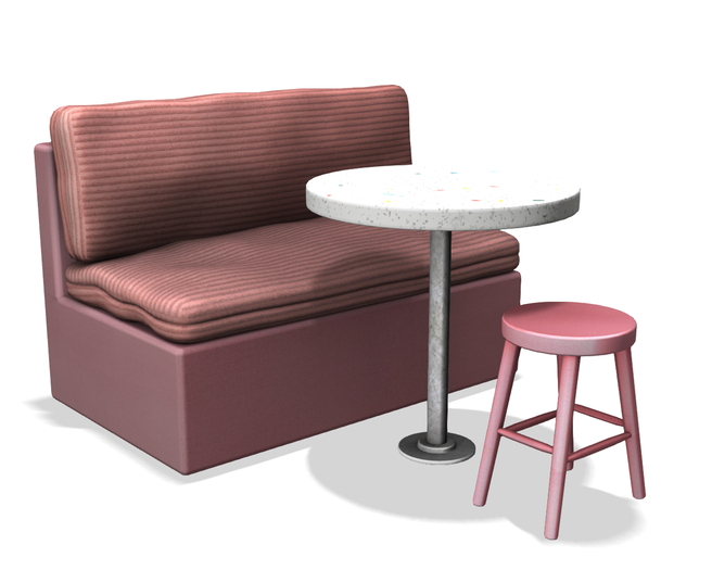 ionic: Coffeehouse Sofa & Table (B)