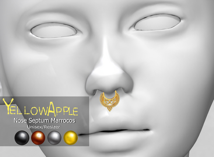 Yellow Apple - Nose Septum Marrocos