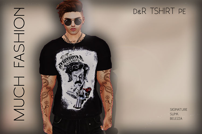 MUCH FASHION -D&B TSHIRT HEART