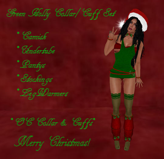 *MM* Green Holly Set