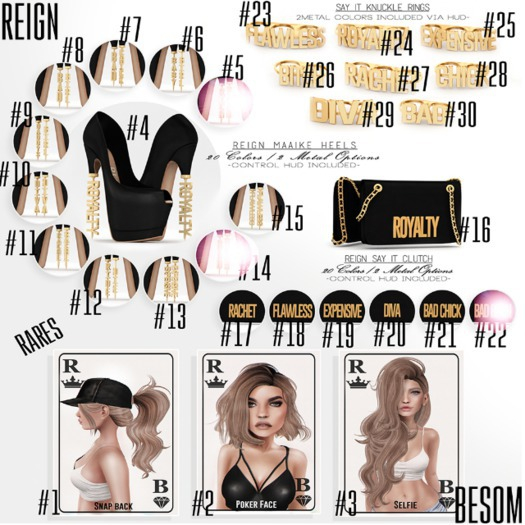 REIGN.- SAY IT! Clutch- (RACHET) #17