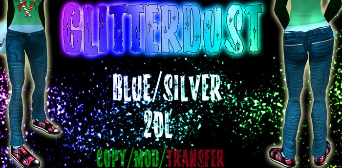 Glitterdust Blue/Silver