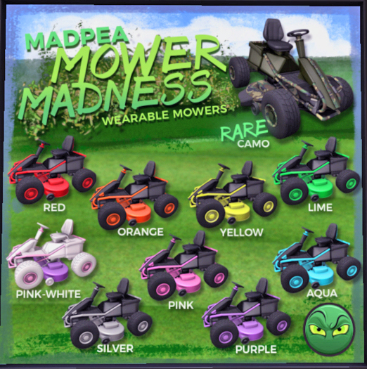 MadPea Mower Madness - Orange