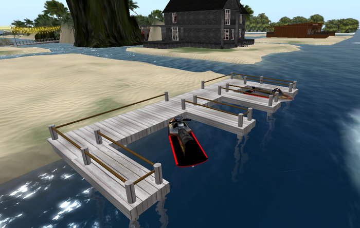 Weathered Boat/Jet Ski Dock byGabe 