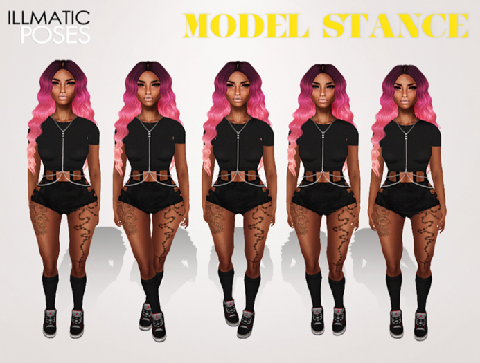 Second Life Marketplace - ILLMATIC__Model Stance Pose Set