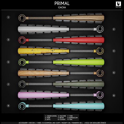 9. BAMSE : Primal - Teal