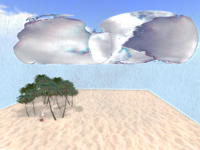 Animated cloud and rain
