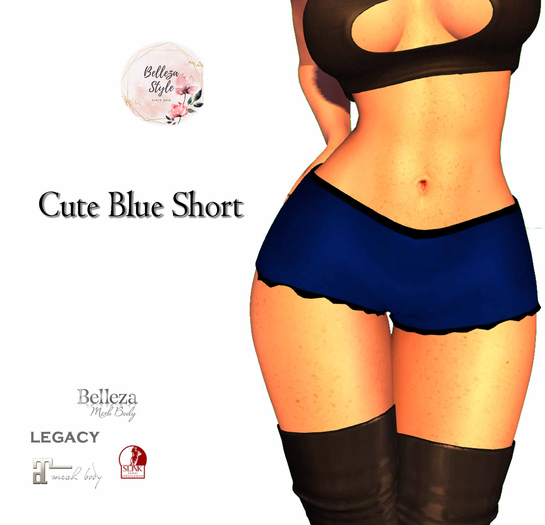 {B.S} Cute Blue Short