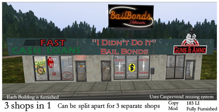<MC> Fast Cash/Bail/Gun shops (Unpacker Hud)