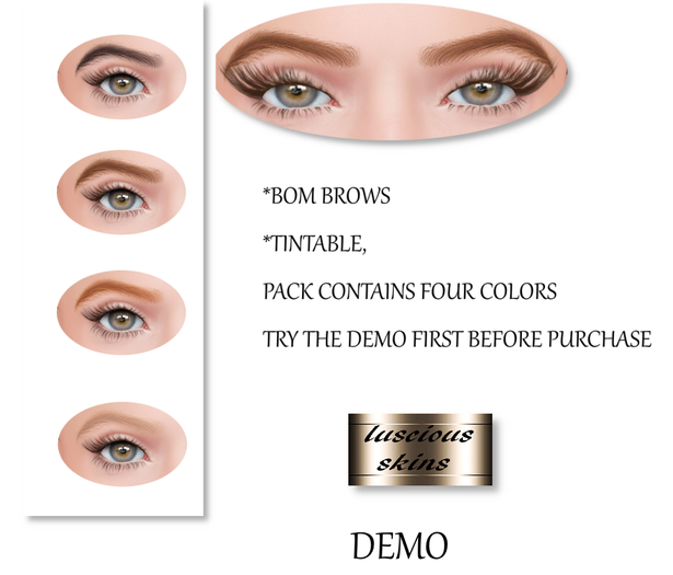 NATURAL DEMO  BOM EYEBROWS