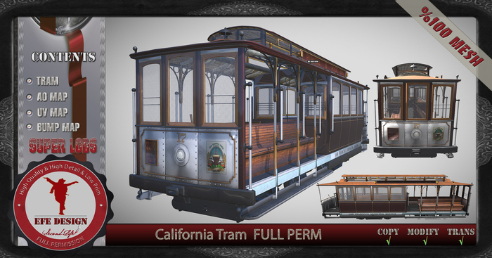 California Tram Full Permission ADD