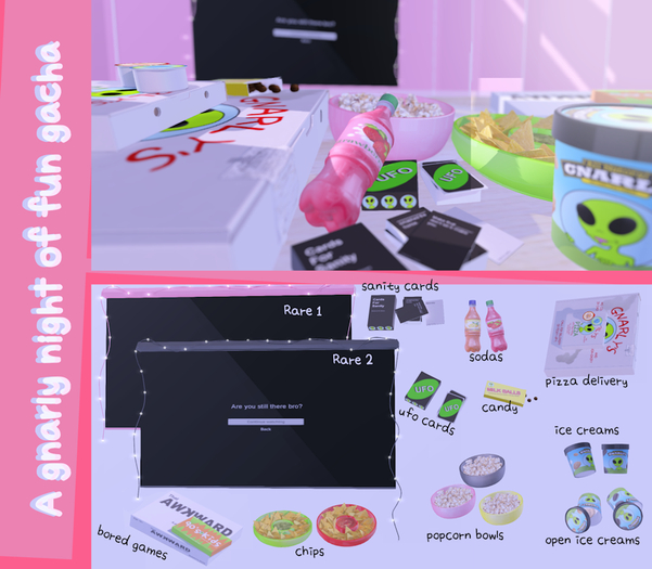 A gnarly night of fun gacha set (MOD/COPY ONLY)