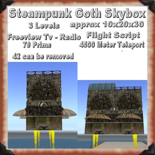Flying Steampunk Goth Skybox Shop Dungeon