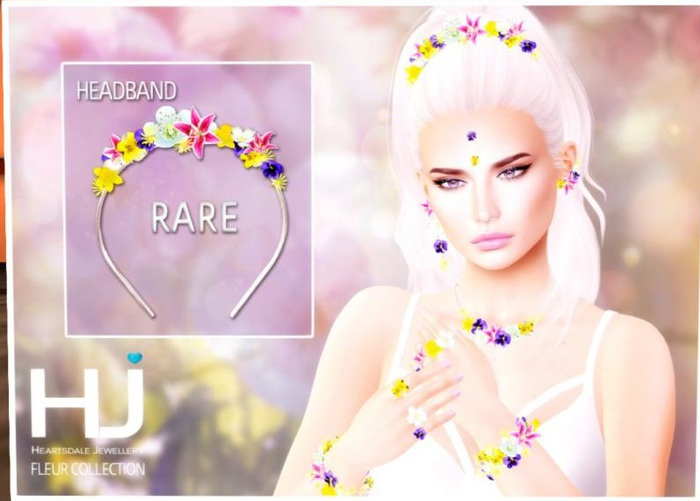 [HJ] Fleur Collection Headband RARE