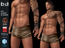 [bd] MAN 083  6 TRUNKS BROWN