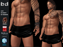 [bd] MAN 083  7 TRUNKS BLACK