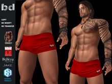 [bd] MAN 083 9 TRUNKS RED