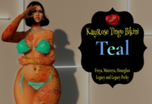 KayRose Tingo Bikini  Teal