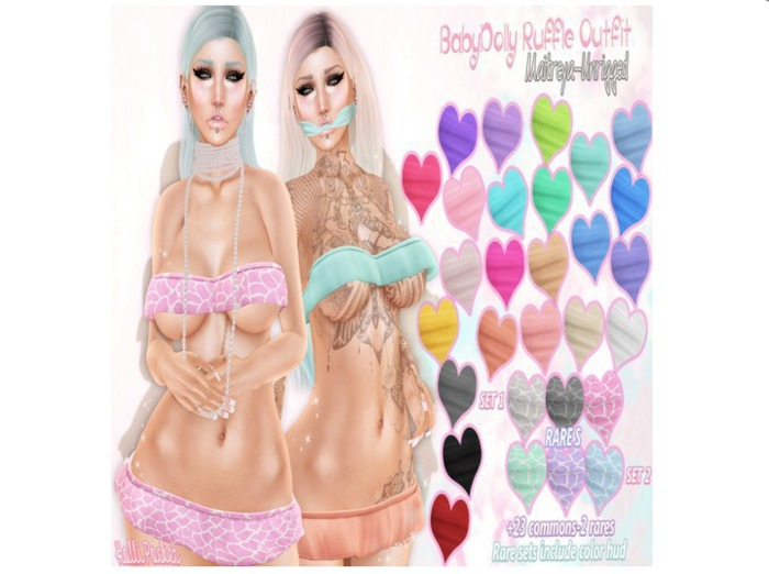 *HolliPocket* BabyDolly Ruffle Skirt (MINT) MAITREYA